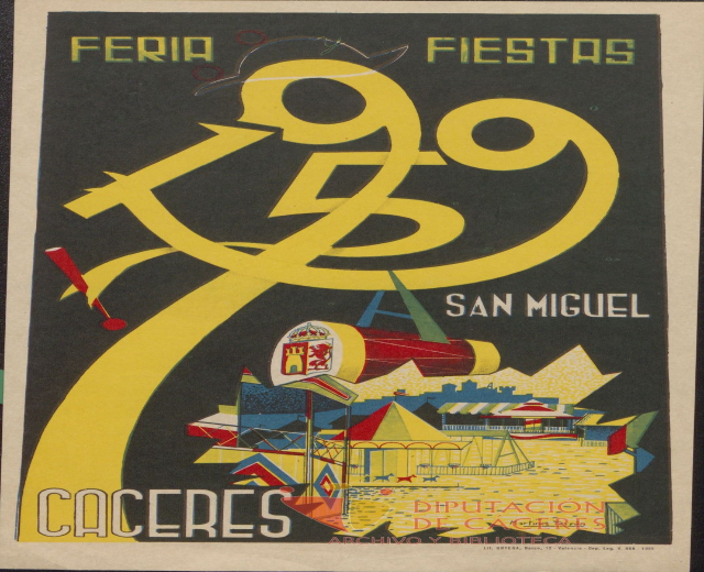 Plakat für ein Festival in San Miguel de Allende, Mexiko mit Text und Bildern.