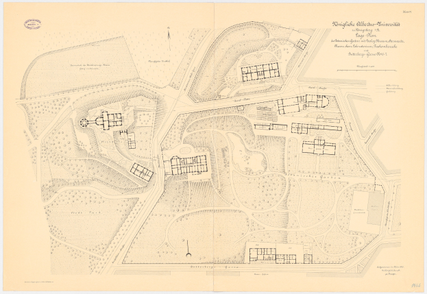 Alte Karte einer dicht bebauten Stadt, wahrscheinlich München, Deutschland, auf Papier gedruckt mit zusätzlichem Text.