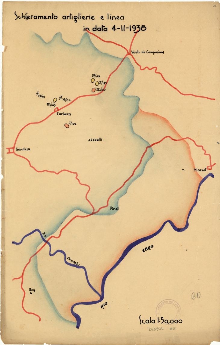 Detailierte Karte der Schlachtrouten der italienischen Armee im Ersten Weltkrieg, die geografische Merkmale, Städte, Dörfer und wichtige Schlachtinformationen einschließlich der Namen der Soldaten und der Datumsangaben zeigt.